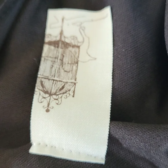 Anthopolgie ruffled little black dress small - Picture 3 of 6